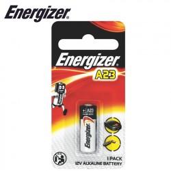ENERGIZER 12V ALKALINE BATTERY 1 PACK: A23 (MOQ 12)