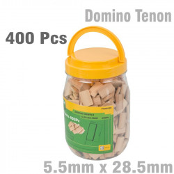 DOMINO TENON 5.5 X 28.5MM 400PC JAR BEECH WOOD