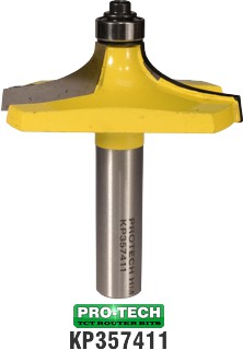 Classical cove edge profile bit by Pro-Tech