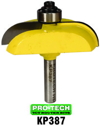 Classical cove edge profile bit by Pro-Tech