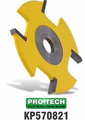 4 Wing slot cutter bit replacement blade by Pro-Tech