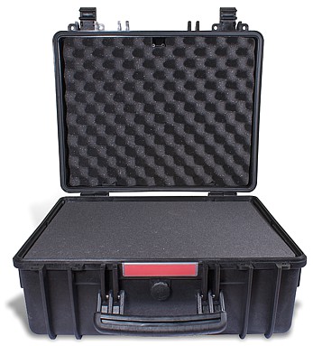 HARD CASE 490X430X230MM OD WITH FOAM BLACK WATER & DUST PROOF (443419)